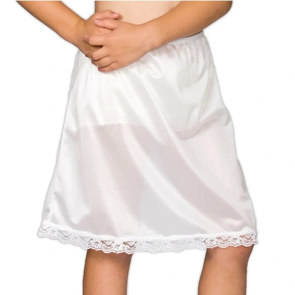 IC Collection White Nylon Half Slip - Picture 4 of 5